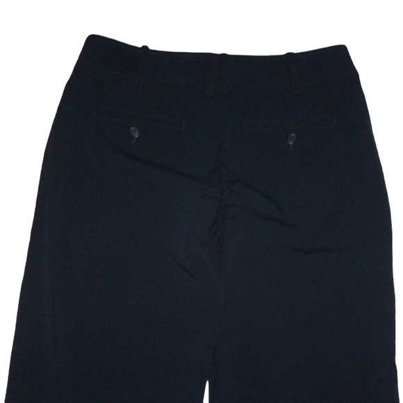 LOFT (28x24) Black Marisa Cropped Crop Black Cuffed Pants - Size 0 - Picture 6 of 8